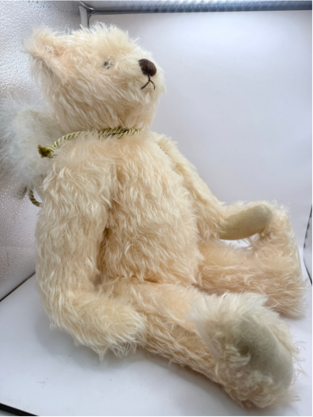 Large Angel Teddy Bear Mohair 18”+ Stuffed Animal - Picture 5 of 14